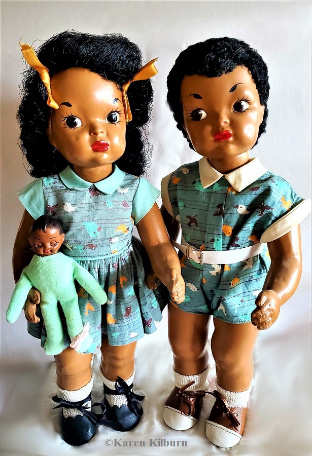 Bonnie Lou, Benji, and So-Sleepy – DeeBeeGee's Virtual Black Doll Museum™
