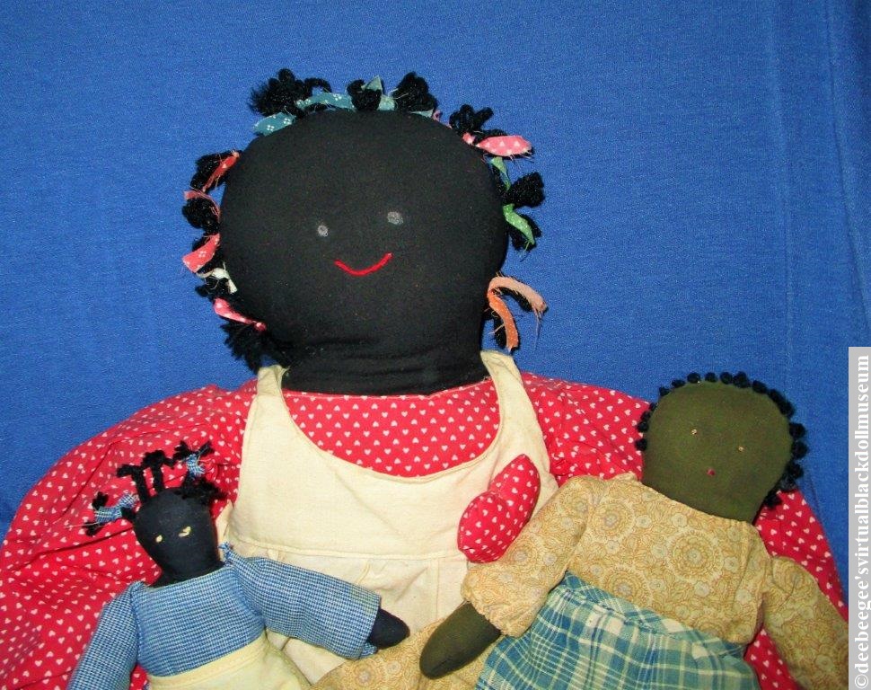 1940s-1960s Black Cloth (Folk Art/Mammy/Rag) Dolls – DeeBeeGee's
